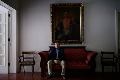 El embajador de Colombia en Venezuela, Milton Rengifo Hernández, en Caracas, el 2 de febrero de 2024