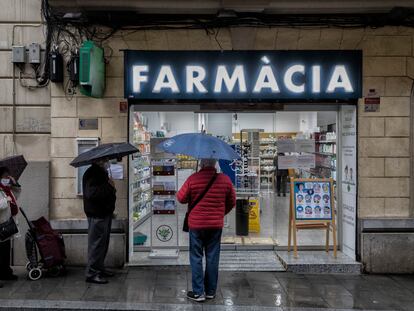 Una farmacia en Barcelona.