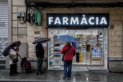 Una farmacia en Barcelona.