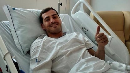 Iker Casillas shared this photo on Twitter.