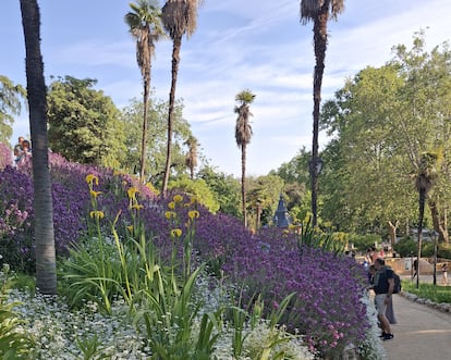 El Monte de los Gatos del madrileño parque de El Retiro el pasado sábado.