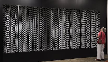 'Trame en Mouvement Virtuel', del argentino Julio Le Parc.