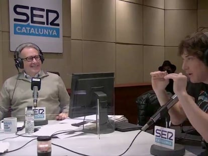 El cuiner Jordi Cruz al programa de Josep Cuní de Ràdio Barcelona.
 