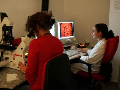 Laboratorio de microscopía confocal del CSIC.