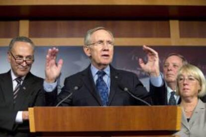 El líder de la mayoría del Senado estadounidense, Harry Reid. EFE/Archivo