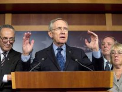 El líder de la mayoría del Senado estadounidense, Harry Reid. EFE/Archivo