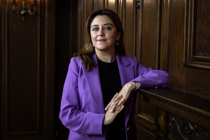 Marcela Sandoval, Ministra de Bienes Nacionales, el 4 de septiembre de 2024 en su oficina.