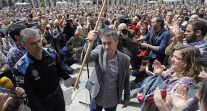 Mayor Xulio Ferreiro of left-leaning Marea Atlántica (Atlantic Tide) party.