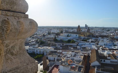 Vista de Utrera (Sevilla), desde el castillo.