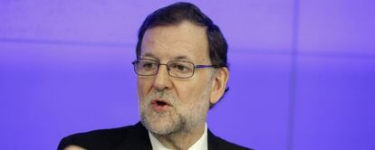 El jefe del Gobierno en funciones y l&iacute;der del PP, Mariano Rajoy.