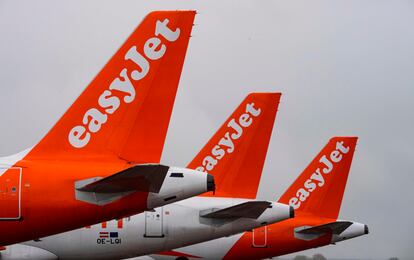 Aviones de EasyJet.