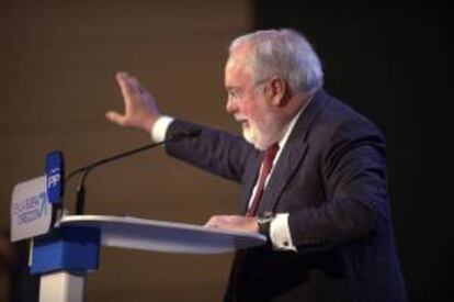 El ministro de Agricultura, Alimentación y Medio Ambiente y cabeza de lista del PP a las elecciones europeas, Miguel Arias Cañete. EFE/Archivo