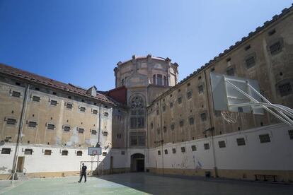 El patio de la Modelo, que cierra el próximo jueves 8 de junio.