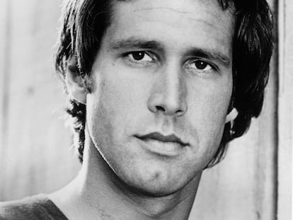 El cómico y actor Chevy Chase en 1975.