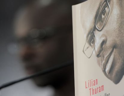 Lilian Thuram, durante la presentación de su libro.