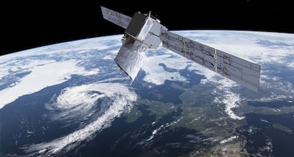 Satélite meteorológico 'Aeolus', de la Agencia Espacial Europea (ESA)