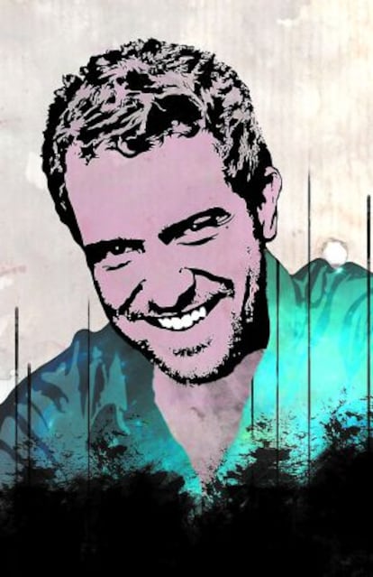 Ilustraci&oacute;n del cantante Pablo Albor&aacute;n.