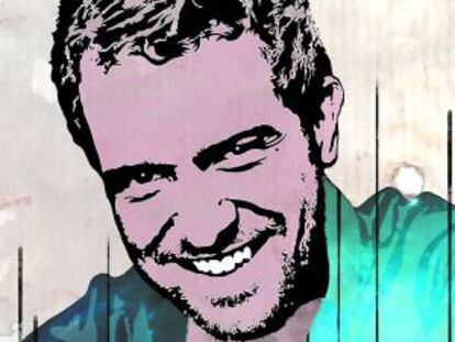 Ilustración del cantante Pablo Alborán.