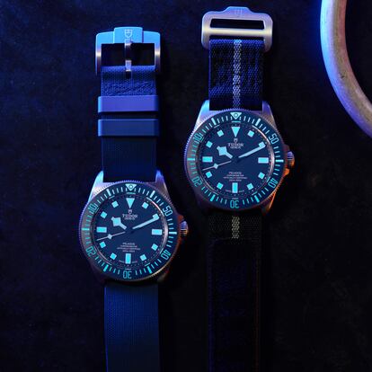 El Tudor Pelagos FXD ofrece visibilidad perfecta en la oscuridad.