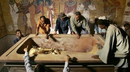 La tumba de Tutankamón.