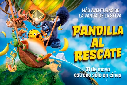 Cartel promocional de la película 'Pandilla al rescate', en cines el 31 de mayo.