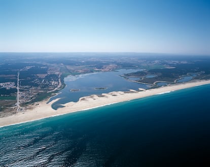 Vista Aérea de Melides (Portugal).
