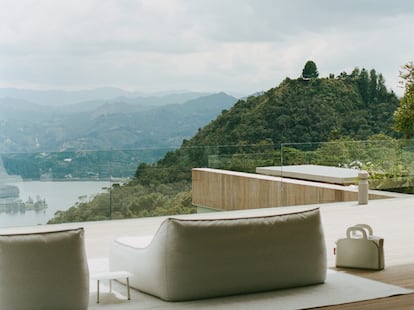 Vista desde el interior de la vivienda