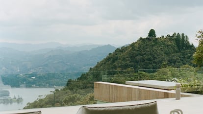 Vista desde el interior de la vivienda