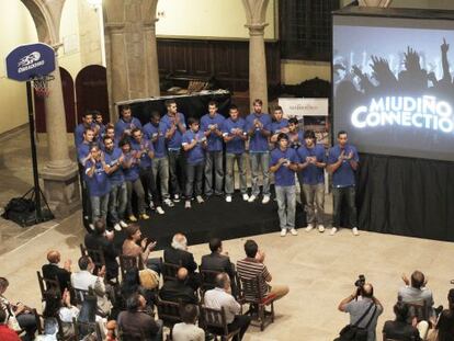 Presentaci&oacute;n del Obradoiro en el Hotel Monumento San Francisco el pasado 13 de septiembre.