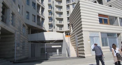 Edificio de viviendas sociales en Terrassa. 