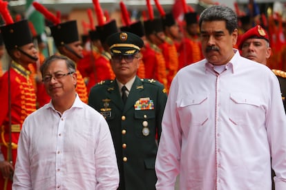 gustavo petro y nicolas maduro