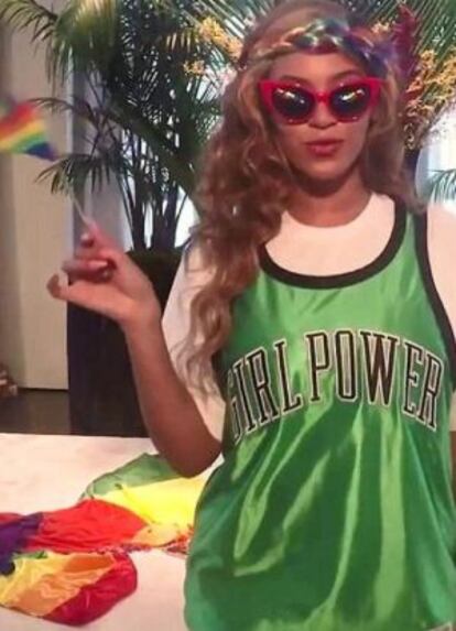 Beyoncé, en una imagen del vídeo.