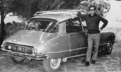 Manuel Araya, en los años de conductor de Pablo Neruda.