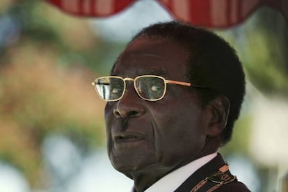 El expresidente de Zimbabue, Robert Mugabe.