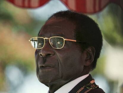 El expresidente de Zimbabue, Robert Mugabe. 