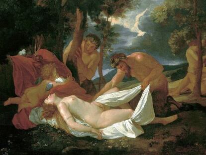 ‘Venus sorprendida por los sátiros’, obra de Nicolas Poussin que se verá en el Guggenheim de Bilbao.
 