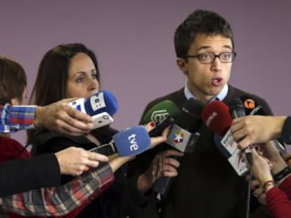 Errejón, aquest divendres a la seu de Podem a Madrid.