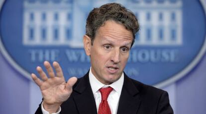 El secretario estadounidense del Tesoro, Timothy Geithner.