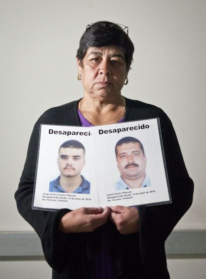 Mireia Villarreal asistió impotente al secuestro de sus hijos, Luis Lauro y Jorge, una madrugada de 2010 en su casa de Torreón (Coahuila).