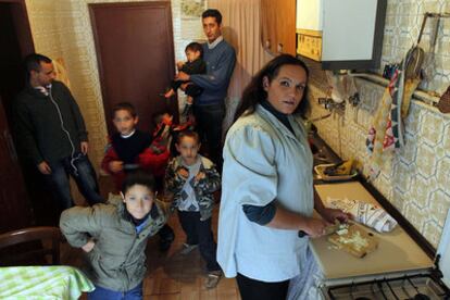 The Propín Pecos family from Béjar, Salamanca. None of the adults are currently in work