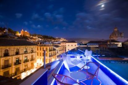 Terraza del Marquis Urban, en Granada.