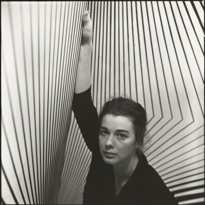 Bridget Louise Riley by Ida Kar, 1963.