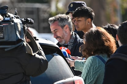 Jorge Vilda, exseleccionador del equipo femenino de fútbol, este miércoles ante la Audiencia Nacional.