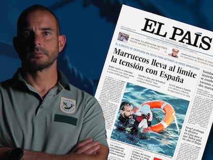 Entrevista de 'Yo fui portada' al Guardia Civil que rescató a un bebé del mar en Ceuta, Juan Francisco Valle.