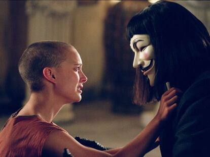 Una película de culto: ‘V de Vendetta’.