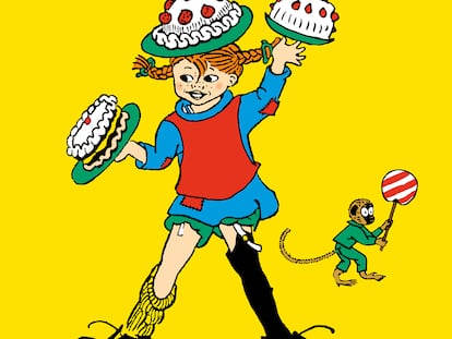 Pippi Calzaslargas en la exposición sobre su 75 aniversario en La Casa del Lector