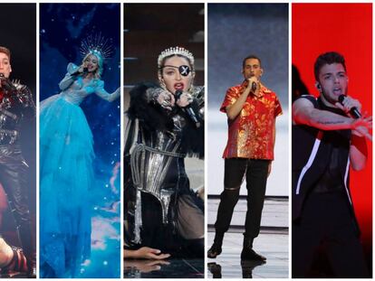 Del parche de Madonna al delirio australiano: lo mejor y lo peor de los estilismos de Eurovisión