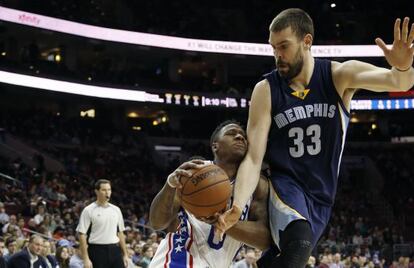 Canaan y Marc Gasol.