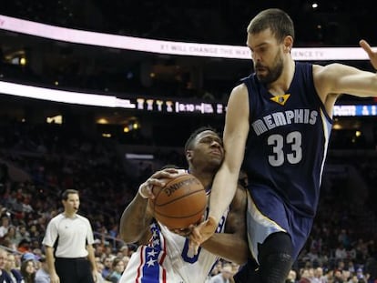 Canaan y Marc Gasol.