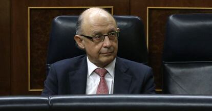 El ministro de Hacienda y Administraciones Públicas, Cristóbal Montoro.
